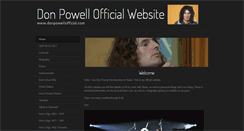Desktop Screenshot of donpowellofficial.com